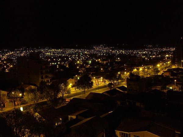 Cochabamba bei Nacht