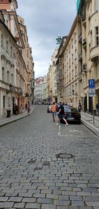 Typical Street in Prague Jewish Quarter