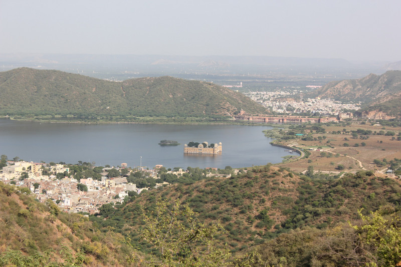 Jal mahal seen from Nahargarh fort