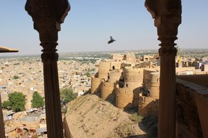 Jaisalmer city as seen from the fort