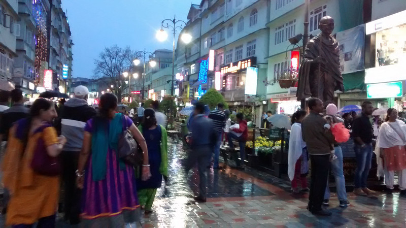 The busy MG Road