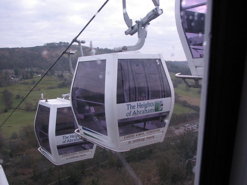 Cable cars in Matlock Bath