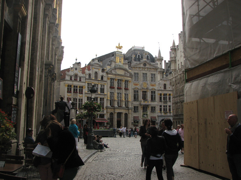 A street leading to Grand Place