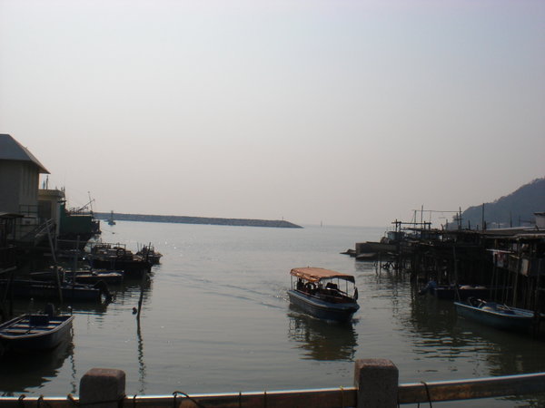 Blick aufs Meer von Tai O