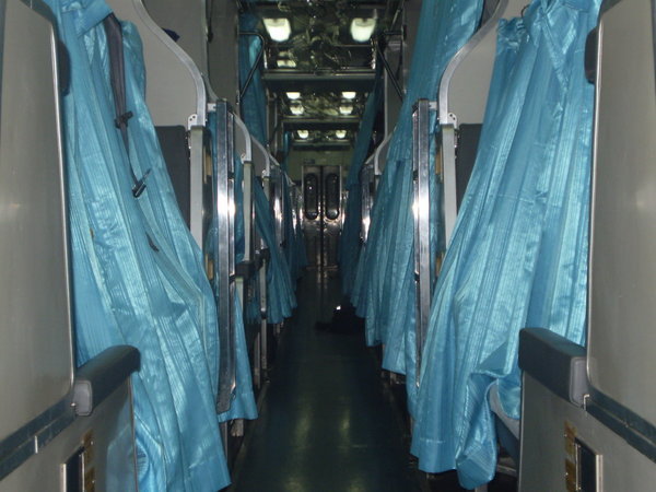 2nd class sleeper on Malaysia-Thailand train