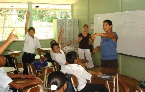 Teaching in Puerto Viejo