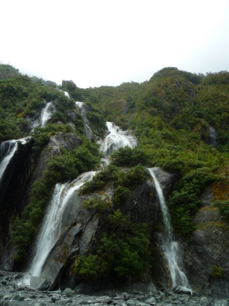 Rainforest Waterfall next to FJ
