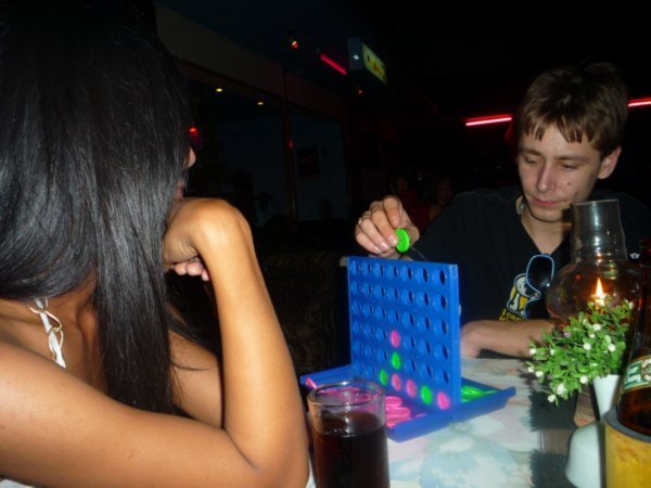 Connect 4 with a ladyboy!?