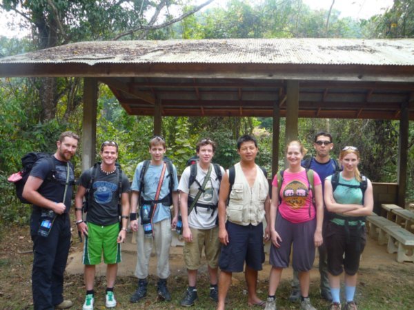 The group before the trek