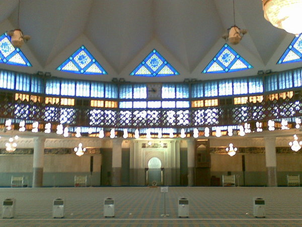 Inside National Mosque