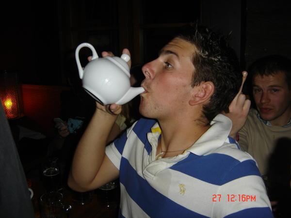The fun way of drinking Teapots!!!!