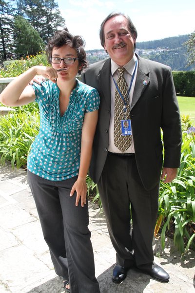 The Director of Peace Corps Ecuador and I