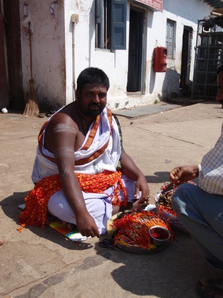 Holy Man at Chamundeshwari Temple