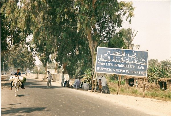 Road Sign, Cairo 1999.