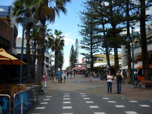 the main strip at surfers