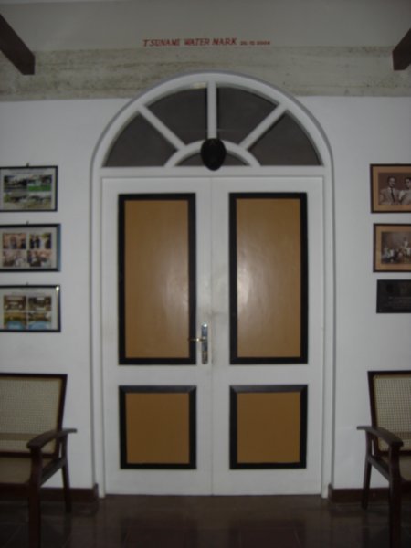 Villa door with watermark