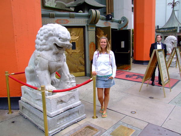 Outside the Chines Theatre