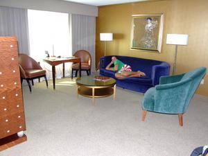 lounge of celebrity spa suite