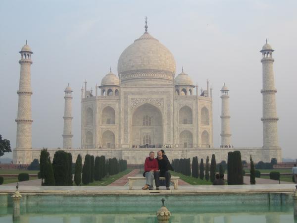 The Taj Mahal in the morning