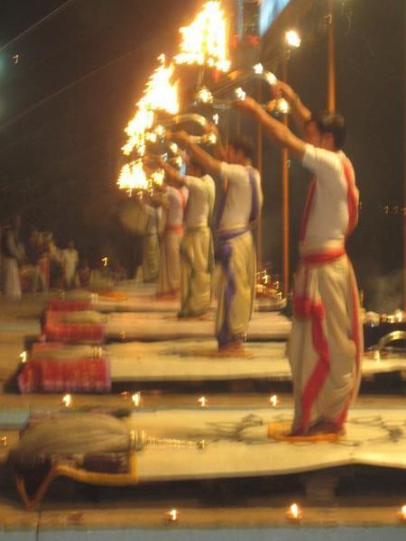 Evening Ceremony in Varanasi