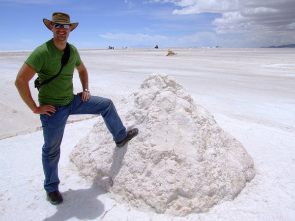 Me and a pile of salt