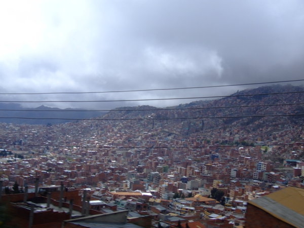 La Paz is huge and kind of a dump.