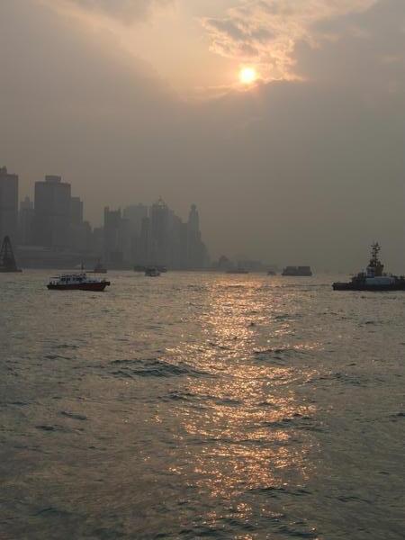 Sunset from the Star Ferry