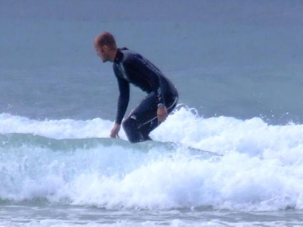 Cold water = wetsuit