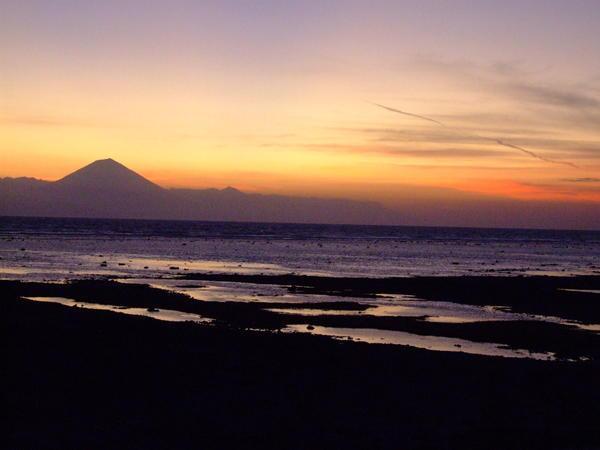 Sunset over Bali