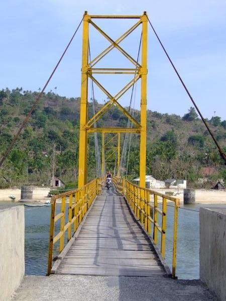 Dodgy bridge between islands