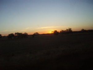 Sunset over south west Australia