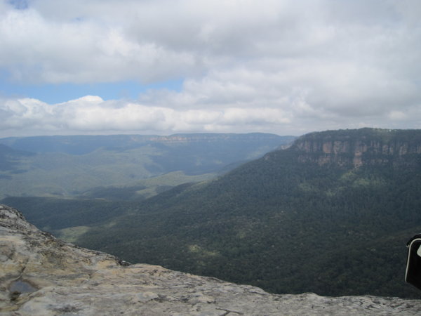our first vies of the blue mountains