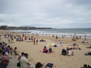 New Years day on manley beach