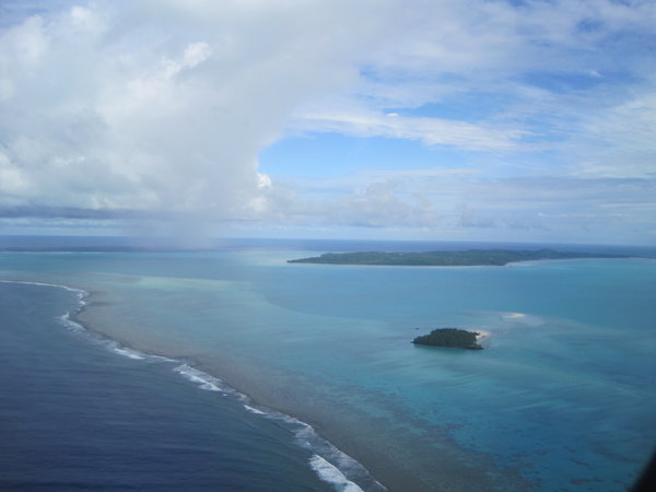 The beautiful island of Aitutaki