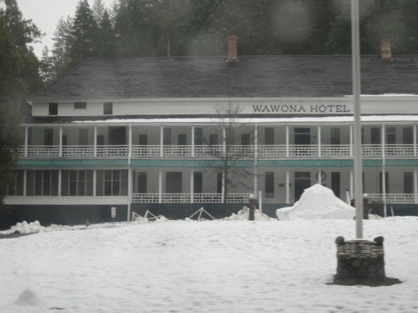 A famous hotel closed for the winter