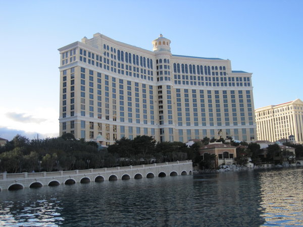 The famous Belagio Hotel