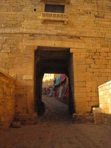 one of the gates into the fort
