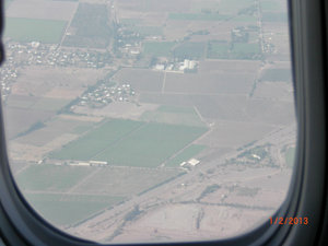 Santiago from the plane 