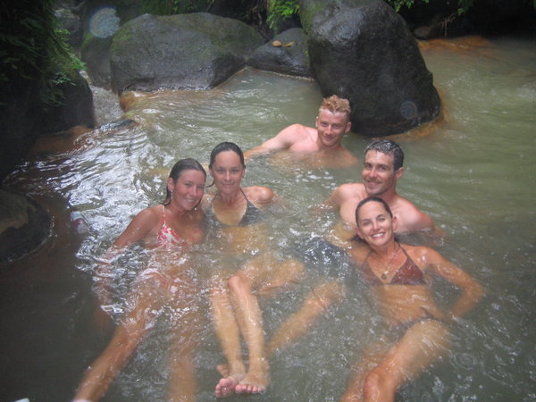 In the hot springs