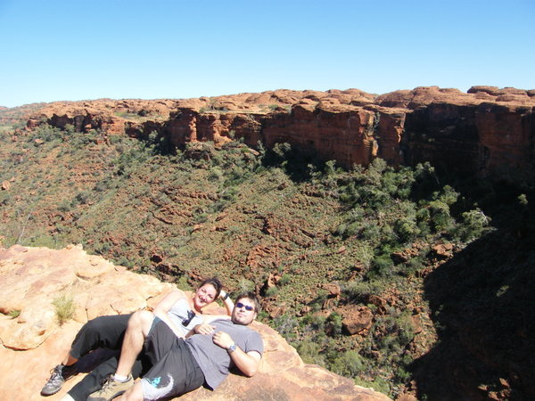 Us from the top of the canyon!