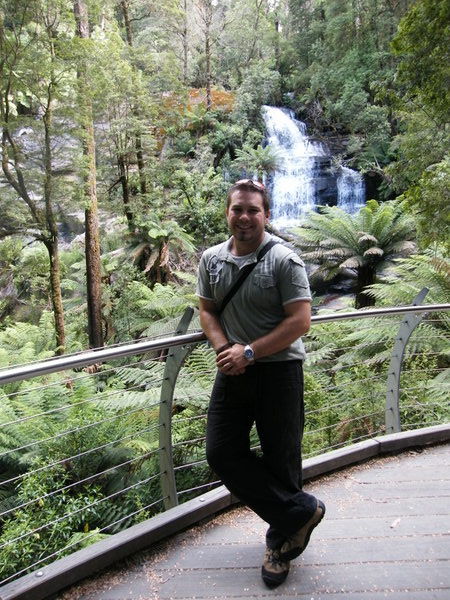 Chris by the Triplet Falls