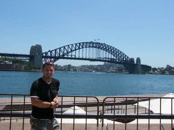 Chris and the Harbour bridge