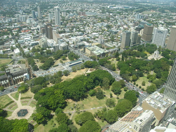 View of Hyde Park from the Tower