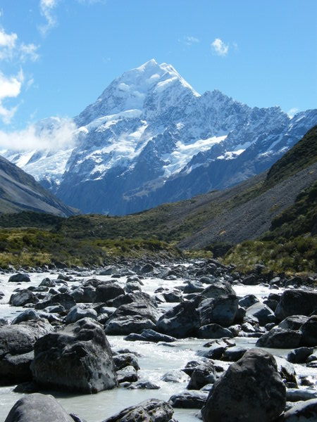 Mount Cook from the Lake 