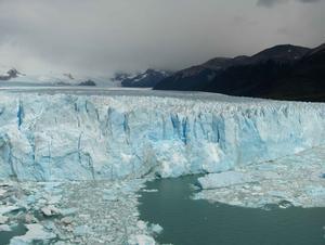 Le front sud du glacier...