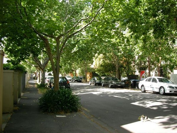 Tivoli Road, South Yarra, where our apartment is