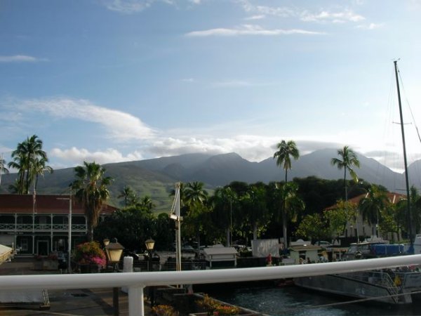 Inland from Lahaina Harbour