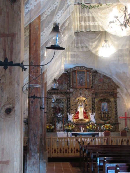 inside the oldest church in central america (maybe)