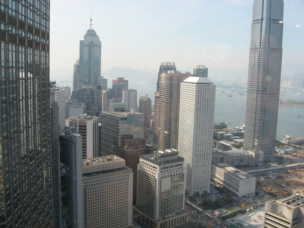 View from 43rd floor of Bank of China