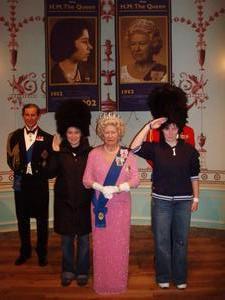 Check out the hot guards next to the queen!!!